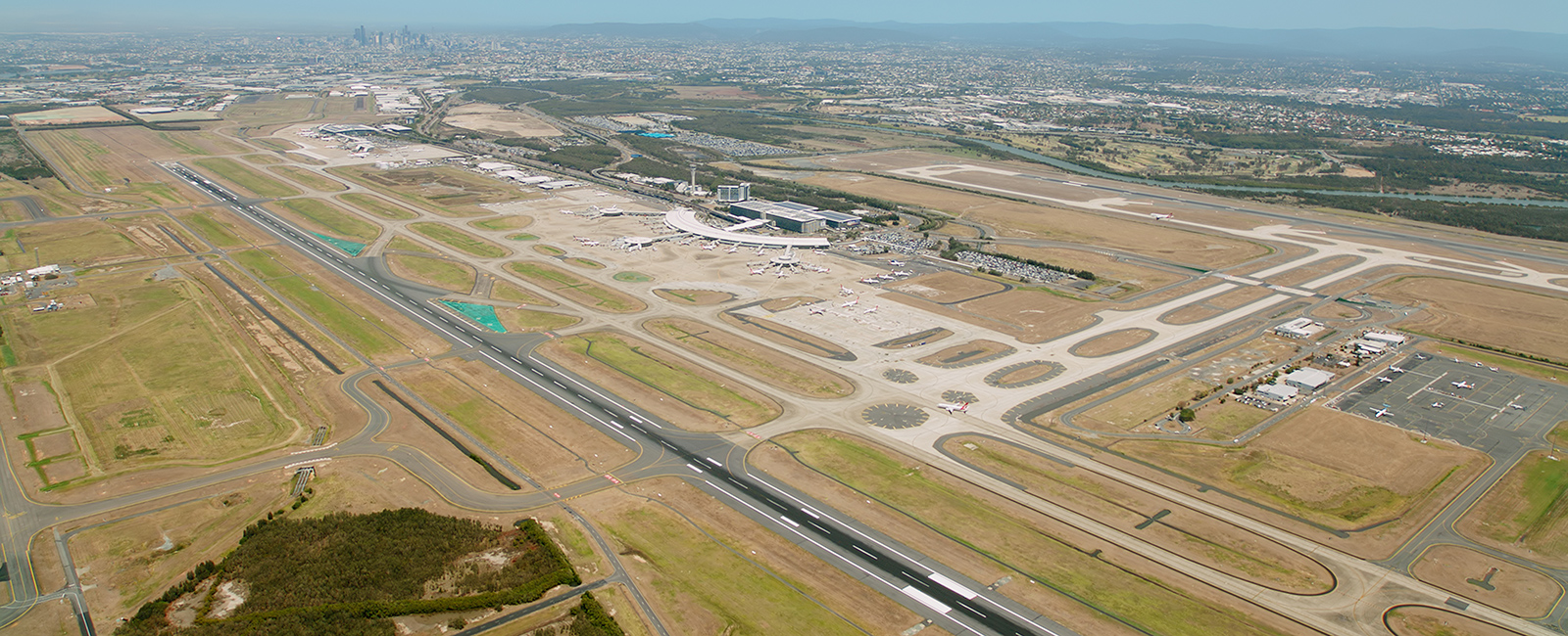 Aerial of the Original Runway taken November 2023